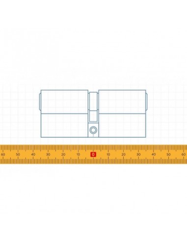 Κύλινδρος (αφαλός) υπερασφαλείας ISEO R7 EXTRA, με πατενταρισμένο σύστημα κλειδώματος