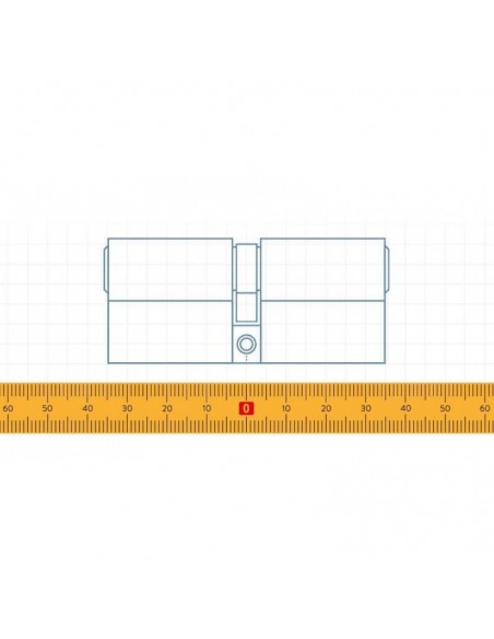 Κύλινδρος υψηλής ασφαλείας Iseo R7 extra  με τρεις σειρές μπίλιες, κατάλληλος για εισόδους πολυκατοικιών