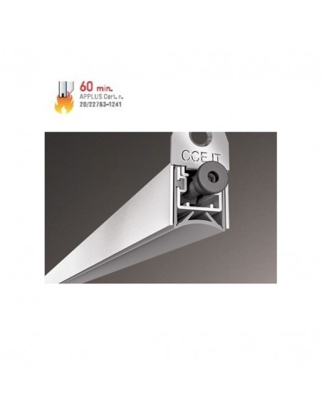 Πυράντοχο Αυτόματο αεροστόπ QUADRA 20X20 για πόρτες αλουμινίου/μεταλλικές/ξύλου/PVC Πυράντοχο Αυτόματο αεροστόπ QUADRA 20X20 για πόρτες αλουμινίου/μεταλλικές/ξύλου/PVC