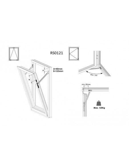 Κουμπάσο βαρέως τύπου Φρένο  Stop