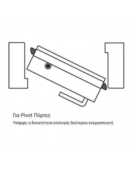 Αυτόματο αεροστόπ για πόρτες μεταλλικές/ξύλου/PVC