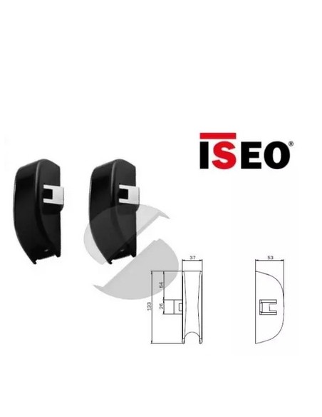 Μπάρα πανικού μονόφυλλη ISEO Fast Push IDEA Base Με 3 κλειδώματα