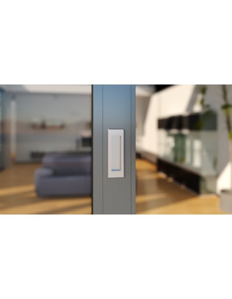 SOLID ANODIZED ALUMINUM FLUSH PULL HANDLE FOR FRAMES