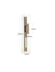 Ηλεκτρική κλειδαριά (αντίκρισμα) YALE ITALY ASSA ABLOY για ανοιγόμενες πόρτες αλουμινίου και ξύλου με διακόπτη