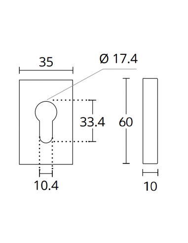 Security Escutcheon 1555OY