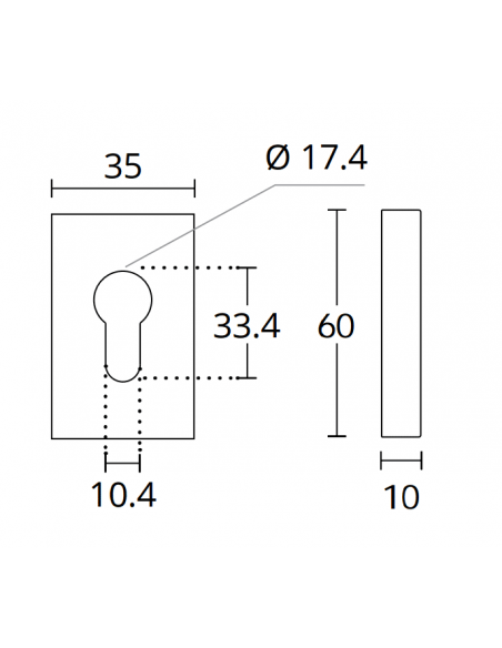 Security Escutcheon 1555OY