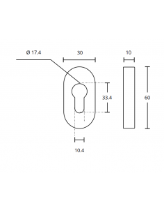 Security Escutcheon 155OY 2
