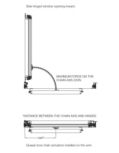 Quasar Bow Chain opening mechanism for...