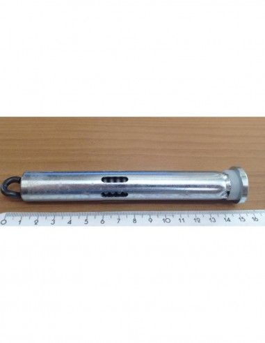 Spring-loaded pin for fire-rated door hinge