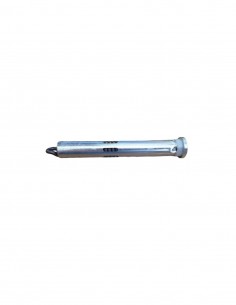 Spring-loaded pin for fire-rated door hinge