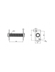 Recessed cable protection spiral for swing doors with... 2
