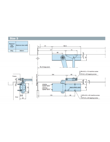 Πυράντοχος μηχανισμός σούστα επαναφοράς...