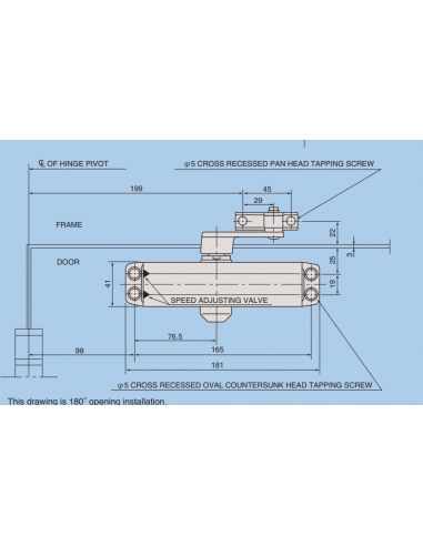 DOOR CLOSER RYOBI S-8803