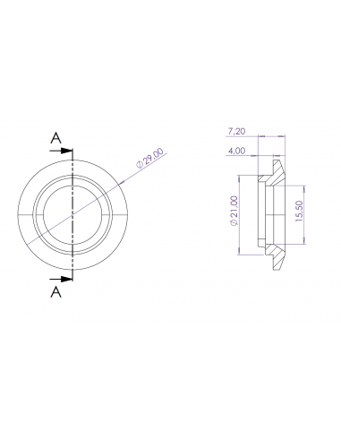 Mouthpiece - DEFENDER cylinder rosette (Schüco...