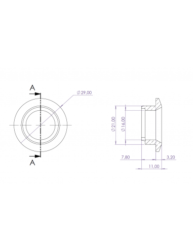 Mouthpiece - DEFENDER cylinder rosette (Schüco...