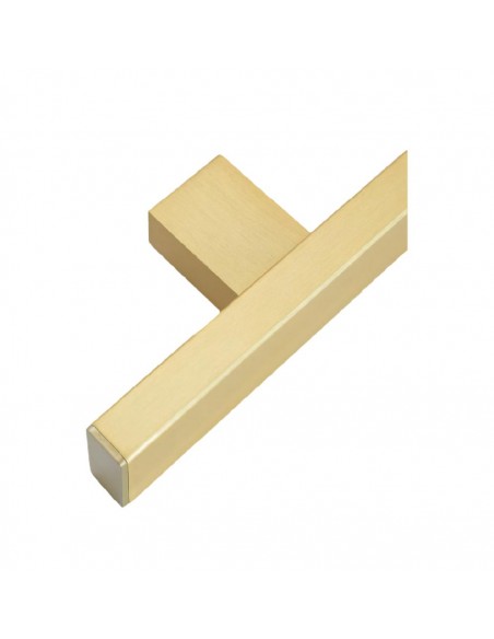 Front door handle with adjustable height, aluminum profile 40x15mm