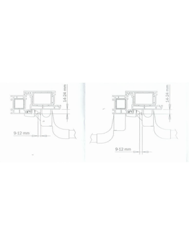 PANIC BAR KEEPER ISEO FOR PVC DOOR