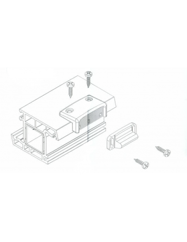 PANIC BAR KEEPER ISEO FOR PVC DOOR
