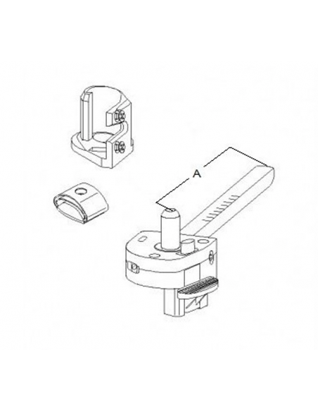 Αυτόματο στοπ ανεμοστήριγμα για μεντεσέ μάσκουλο για παντζούρι PVC, αλουμινίου, ξύλου