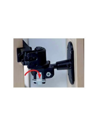 Automatic shutter stop hinge for hinges