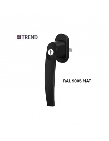 Handle (crank handle) for tilt and turn windows