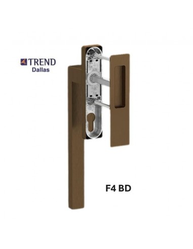 Handle for lift-and-slide system with HS...
