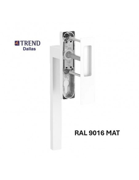 Handle for lift-and-slide system with HS recessed grip