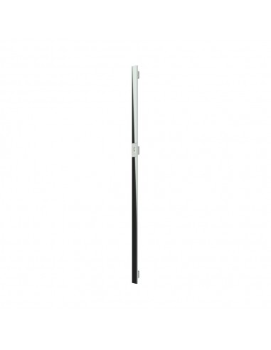 Main entrance door handle with black glass -...