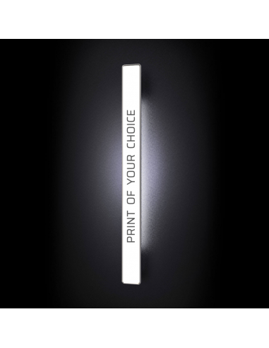 Main entrance door handle with graphic print on...