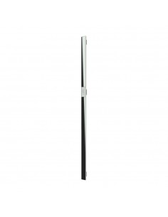Main entrance door handle with black glass - modern