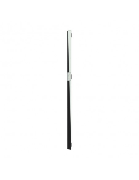 Main entrance door handle with black glass - modern