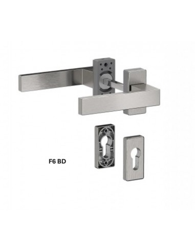 Dallas rosette front door handle (pull handle)