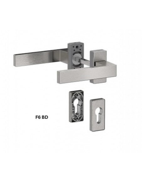 Dallas rosette front door handle (pull handle)