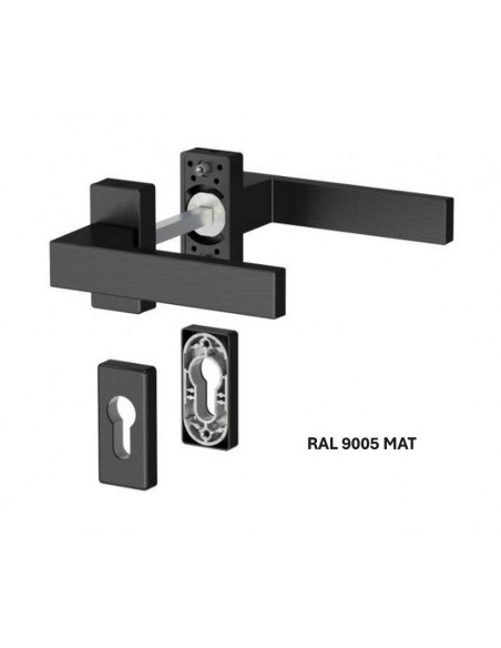 Dallas rosette front door handle (pull handle)