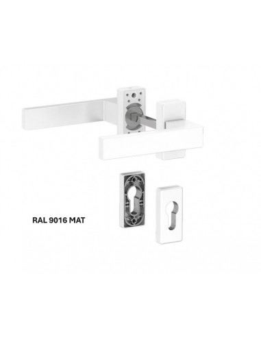 Dallas rosette front door handle (pull handle)