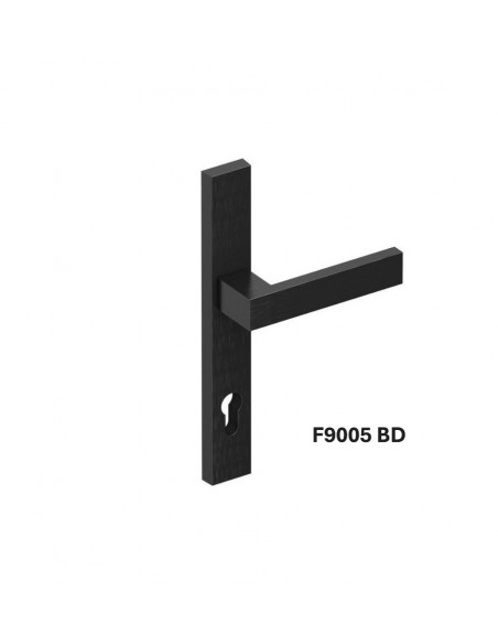 Πόμολο (χερούλι) αλουμινίου με πλάκα ζεύγος 37 Dallas