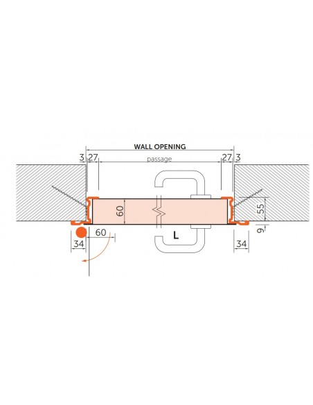 copy of Fireproof door - fire safety certified single leaf ENDOOR