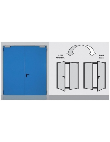 Simple metal door ENDOOR MULTIPURPOSE double-leaf