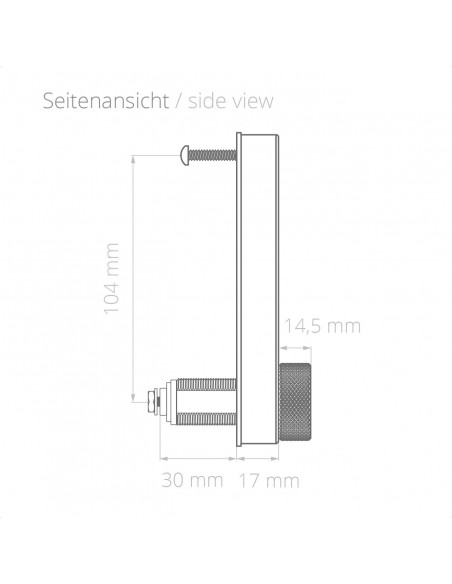 Ηλεκτρονική κλειδαριά επίπλων BURG Niro.Code