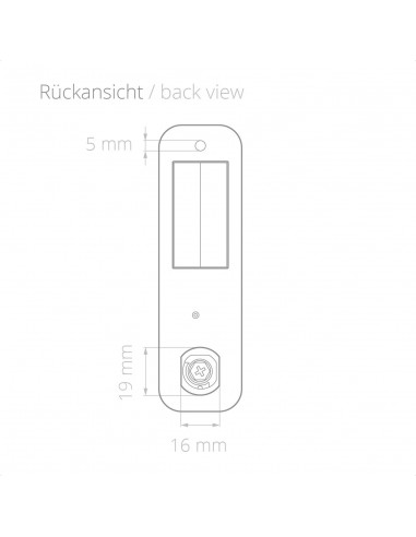 Ηλεκτρονική κλειδαριά επίπλων BURG Niro.Code