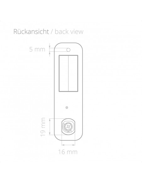 Ηλεκτρονική κλειδαριά επίπλων BURG Niro.Code