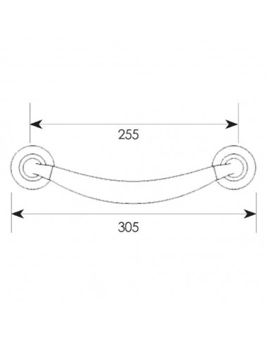 Round brass front door handle