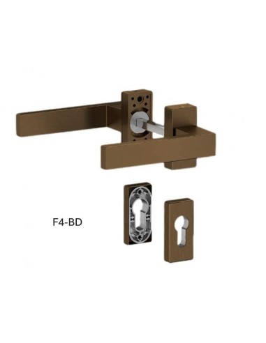 Πόμολο-λαβή DALLAS ζεύγος RAL 7016