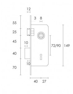 Interior door lock 2