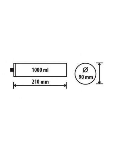 Πιστόλι κόλλας και σιλικόνης Αέρος 1000ml