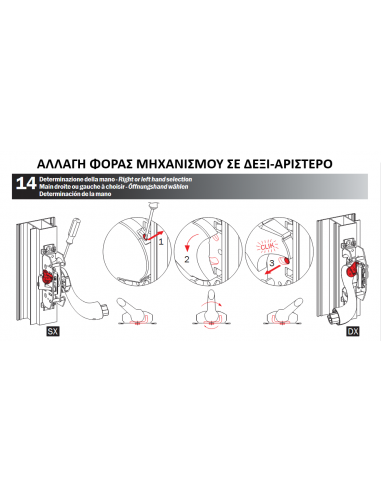 Single -leaf panic/emergency exit bar ISEO Fast...