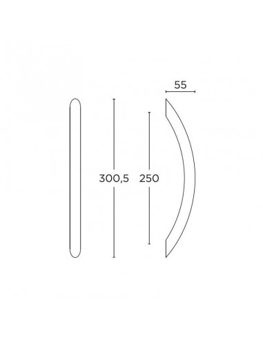 Διακοσμητική λαβή πόρτας σειρά 129