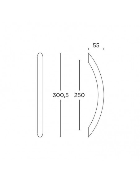 Διακοσμητική λαβή πόρτας σειρά 129