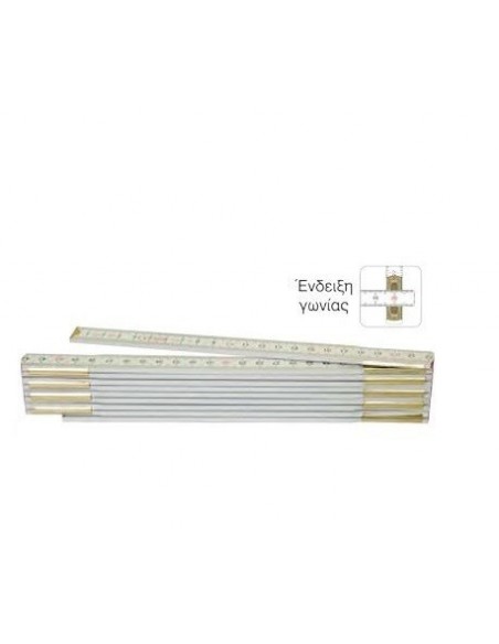 Σπαστό ξύλινο μέτρο Hidden Rivets