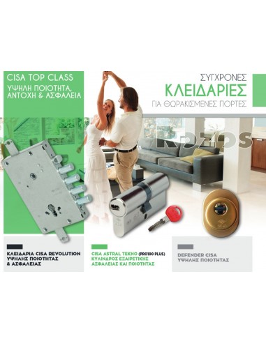 ΣΥΓΧΡΟΝΕΣ ΚΛΕΙΔΑΡΙΕΣ ΓΙΑ ΘΩΡΑΚΙΣΜΕΝΕΣ ΠΟΡΤΕΣ TOP CLASS ΕΚΔΟΣΗ 1